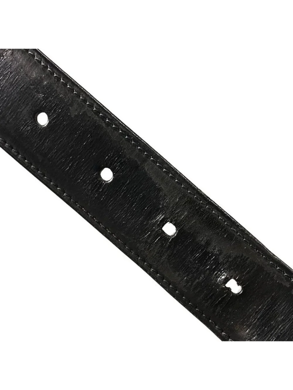 Cartier C Alonge Reversible Belt Black Brown Leather